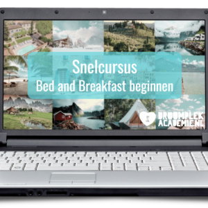 Snelcursus B&B beginnen - AANBIEDING WEBSITE
